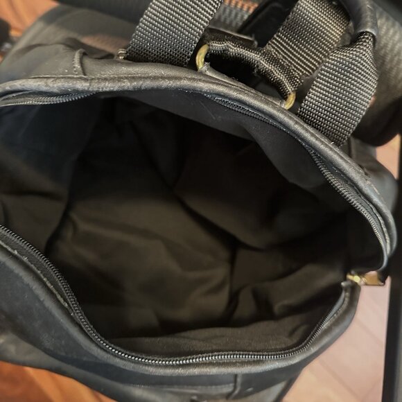 Coach Vintage C7B-0521 Large Backpack Black Glove-Tanned Cowhide Leather USA - Picture 12 of 15